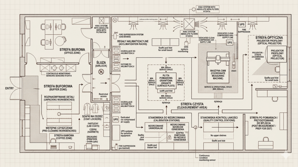 jak zaprojektowac laboratorium pomiarowe